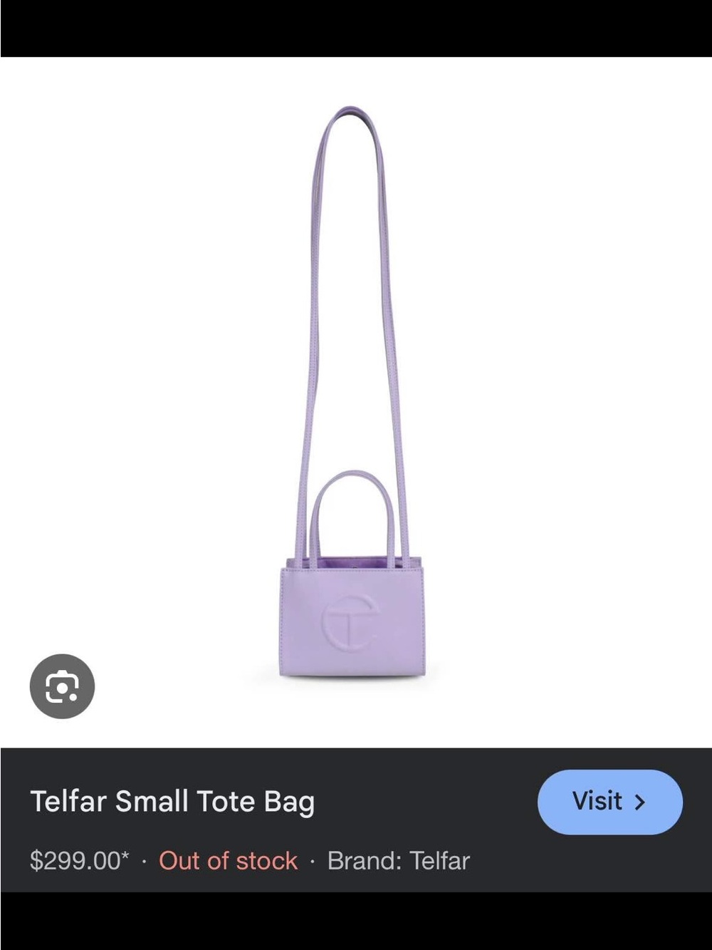 Telfar Small Tote Bag in Lavender
